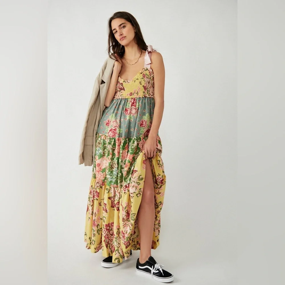 Free People Bluebell Tiered Maxi Dress